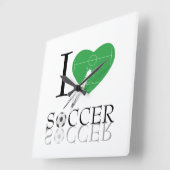Liefde voetbal wandklok (Hoek)