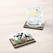 LIEFDE VOGEL IN DE STAD KARTONNEN ONDERZETTERS (Insitu)