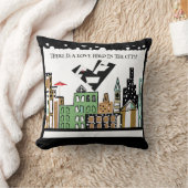 LIEFDE VOGEL IN DE STAD KUSSEN (Deken)