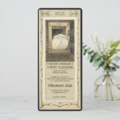 Liefde Vogel - Witte Duiven Trouwen Kaart (Staand voorkant)