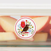 Liefde vogelborduurster labels (Aangebracht)