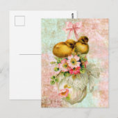 Liefde vogels Bloem Paaskunst Briefkaart (Voorkant / Achterkant)