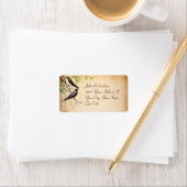 Liefde Vogels Schattig Zoet Romantisch Bruiloft La Etiket (Insitu)