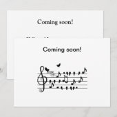 Liefde vogels, verwacht aanpasbaar kaart (Voorkant / Achterkant)