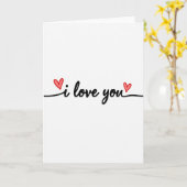 Liefde Vol Hartjes Kaart (Gele Bloem)