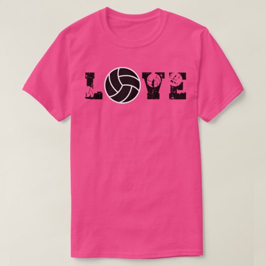 Liefde Volleybal 21 T-shirt (Design voorkant)