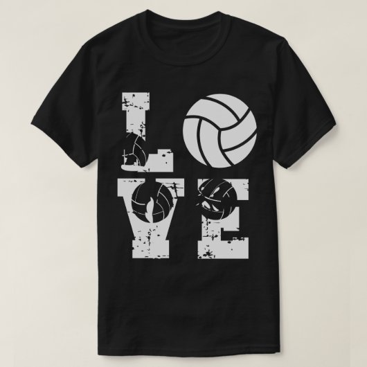 Liefde Volleybal 27 T-shirt (Design voorkant)