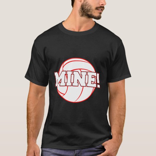 Liefde Volleybal Mine Voor N T-shirt (Voorkant)