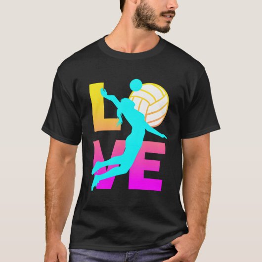 Liefde Volleybal N T-shirt (Voorkant)