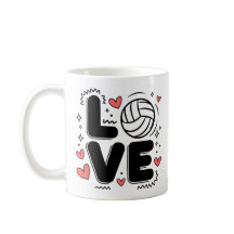 Liefde Volleybal Schattige Volleybal Speler Meisje