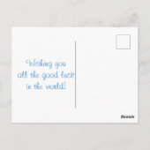 Liefde voltooit de puzzle briefkaart (Achterkant)