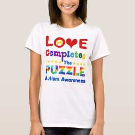 Liefde voltooit de puzzle t-shirt