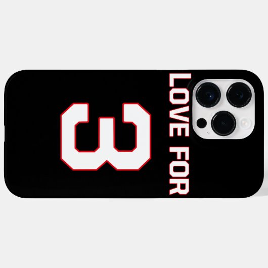 LIEFDE VOOR 3 Case-Mate iPhone CASE (Achterkant (horizontaal))
