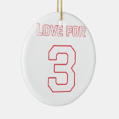 LIEFDE VOOR 3 KERAMISCH ORNAMENT (Rechts)