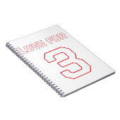 LIEFDE VOOR 3 NOTITIEBOEK (Rechterzijde)