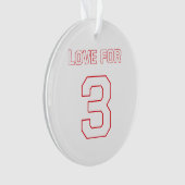 LIEFDE VOOR 3 ORNAMENT (voorkant)