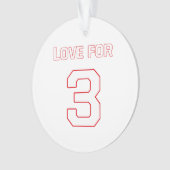 LIEFDE VOOR 3 ORNAMENT (voorkant)
