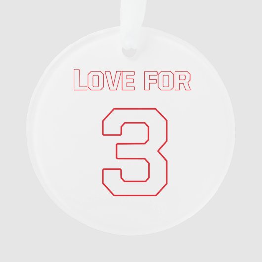 LIEFDE VOOR 3 ORNAMENT (voorkant)