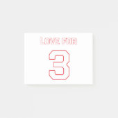 LIEFDE VOOR 3 POST-IT® NOTES (Voorkant)