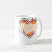 Liefde voor aardewerk koffiemok (Voorkant rechts)