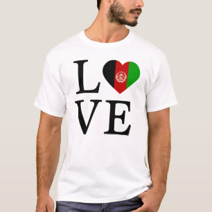 Liefde voor Afghanistan T-shirt
