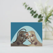 Liefde voor altijd briefkaart (Staand voorkant)