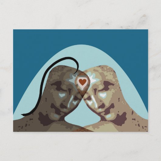 Liefde voor altijd briefkaart (Voorkant)