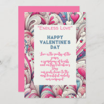 Liefde voor altijd harten patroon