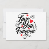 Liefde voor altijd kaart (Achterkant)