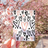 Liefde voor altijd knuffelkonijn Valentijnskaart Feestdagenkaart