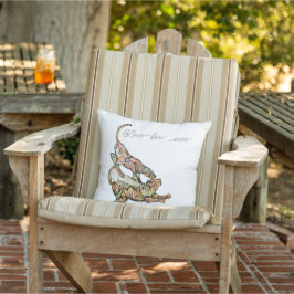 Liefde voor altijd tijgerdans buitenkussen