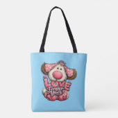 🐶💕 Liefde Voor Altijd 👜✨ Tote Bag (Achterkant)