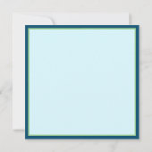 Liefde voor altijd Valentijnsdag Schattige Blauwe  Notitiekaartje (Achterkant)