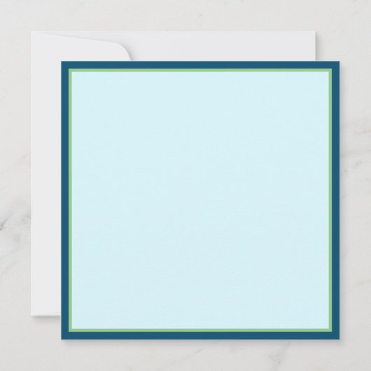 Liefde voor altijd Valentijnsdag Schattige Blauwe  Notitiekaartje (Achterkant)