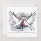 Liefde voor altijd valentijnse gift flat card feestdagenkaart (Voorkant)