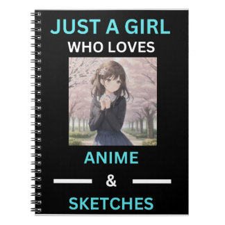 "Liefde voor anime" sketch Notitieboek