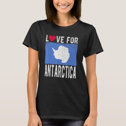 Liefde voor Antarctica T-shirt (Voorkant)