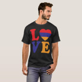 Liefde voor Armenië T-shirt (Voorkant volledig)