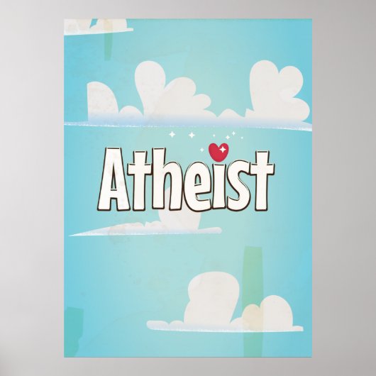 Liefde voor atheïst zijn poster (Voorkant)