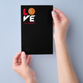 Liefde voor basketbal flyer (Hand)