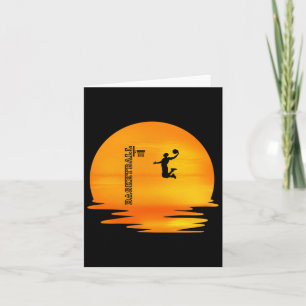 Liefde voor basketbal. Grappig cadeau voor gamers. Kaart