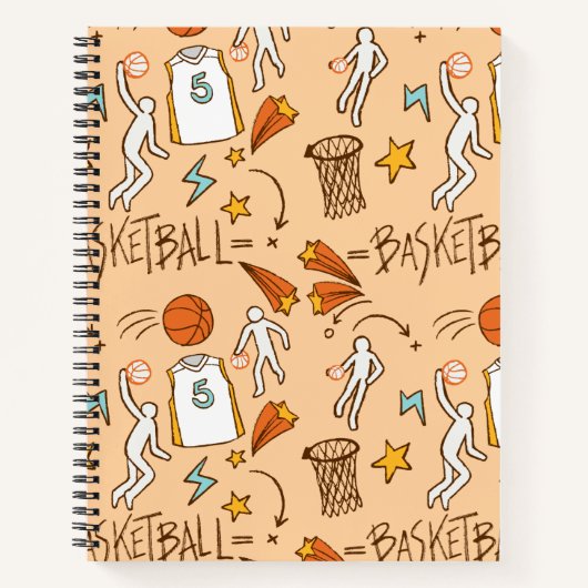 Liefde voor basketbal Notitieboek (Voorkant)