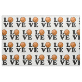 Liefde voor Basketbal Stof (Fat Quarter)