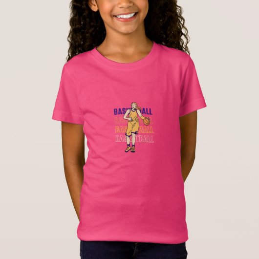 Liefde voor basketbal t-shirt (Voorkant)