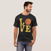 Liefde voor Basketbal T-shirt (Voorkant volledig)