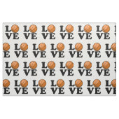 Liefde voor Basketball Stof (Fat Quarter)