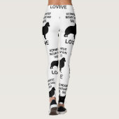 liefde voor Berner sennenhond Leggings (Achterkant)
