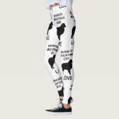 liefde voor Berner sennenhond Leggings (Links)