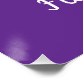 Liefde voor bloemen perfect poster (Hoek)