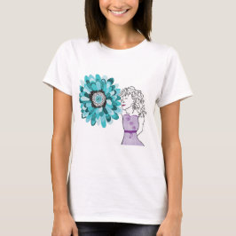 Liefde voor bloemen t-shirt